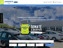 Tablet Screenshot of morriesbuffalofordstore.com